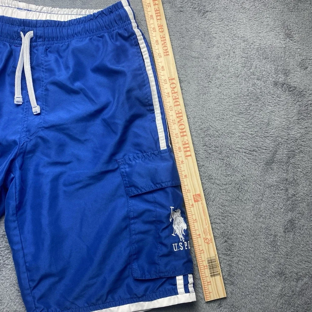 U.S.‎ Polo Assn. Men's Swim Trunks Size Small Blue Pockets Logo